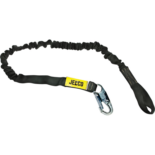 Arc Flash Shock Absorbing Lanyard, 6', Locking Snap Hook Center, Choke-Off Loop Leg Ends, Nylon R.M.G. Prévention