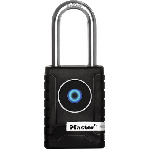 Cadenas Bluetooth pour l'ext&eacute;rieur, Thermoplastique, Largeur de 2-7/32", Pile incluse R.M.G. Prévention