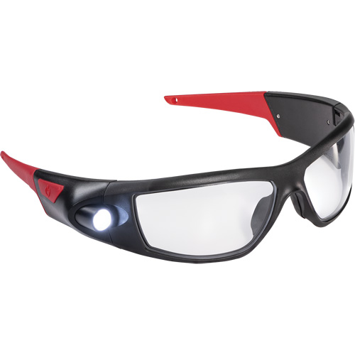 Lunettes de s&eacute;curit&eacute; &agrave; faisceau d'inspection rechargeable SPG400, Lentille Transparent, ANSI Z87+ R.M.G. Prévention