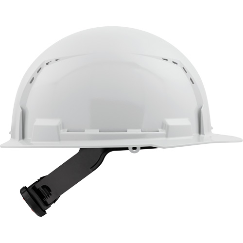 Casque de s&eacute;curit&eacute; &agrave; bordure avant, R&eacute;pond aux normes CSA type 1, Suspension Rochet, Ventil&eacute; R.M.G. Prévention