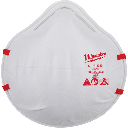 Disposable Respirator, N95, NIOSH Certified, One Size R.M.G. Prévention