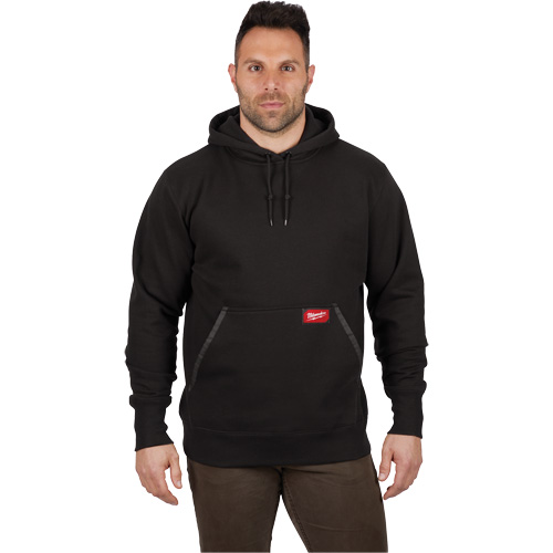 Heavy-Duty Pullover Hoodie, Men's, Small, Black R.M.G. Prévention