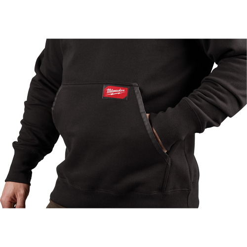 Heavy-Duty Pullover Hoodie, Men's, Small, Black R.M.G. Prévention