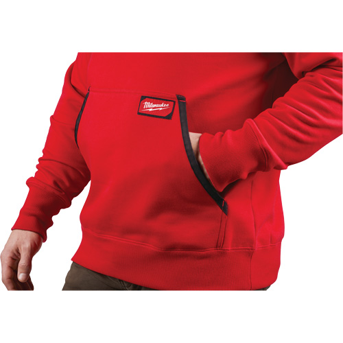 Heavy-Duty Pullover Hoodie, Men's, Small, Red R.M.G. Prévention