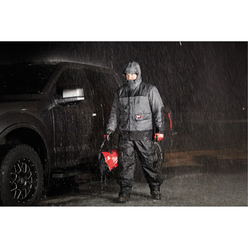 Blouson imperm&eacute;able Hydrobreak, Hommes, 3T-Grand, Gris R.M.G. Prévention