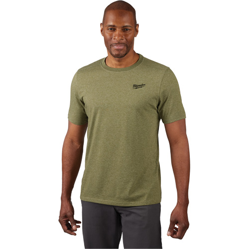 T-shirt de travail hybride, Hommes, Petit, Vert R.M.G. Prévention