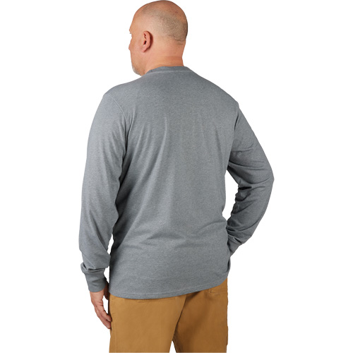 Hybrid Work Tee Shirt, Men's, Small, Grey R.M.G. Prévention