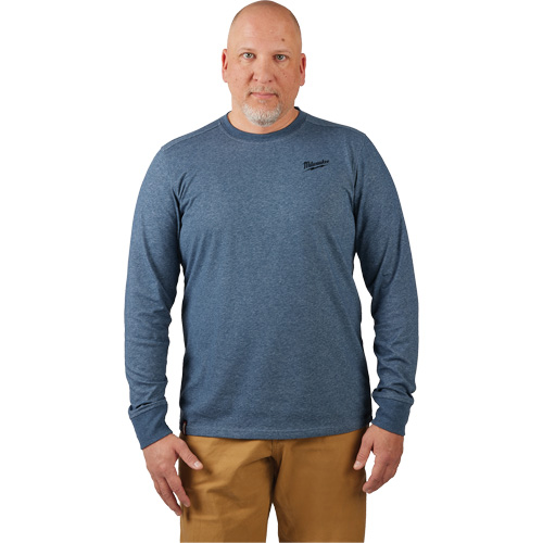 T-shirt de travail hybride, Hommes, Petit, Bleu R.M.G. Prévention