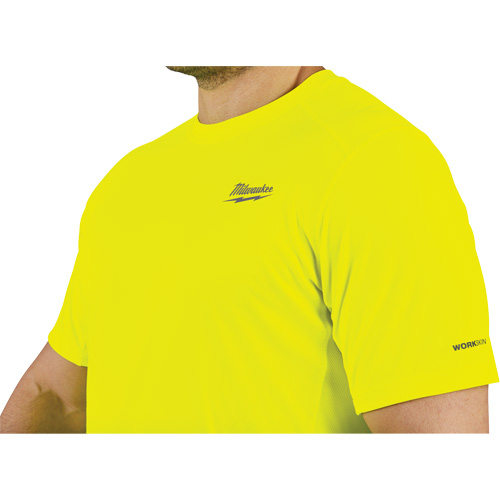 Workskin Lightweight High Visibility Shirt, Men's, Small, Yellow R.M.G. Prévention