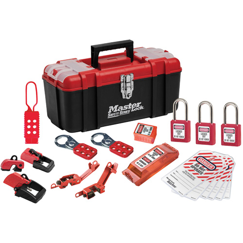 Basic Lockout Kit with Zenex Thermoplastic Locks, Electrical Kit, 20 Components R.M.G. Prévention