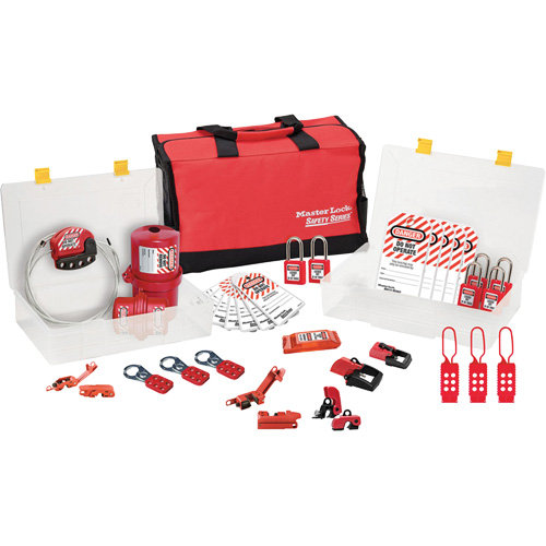 Premier Lockout Kit with Zenex Thermoplastic Locks, Electrical Kit, 27 Components R.M.G. Prévention