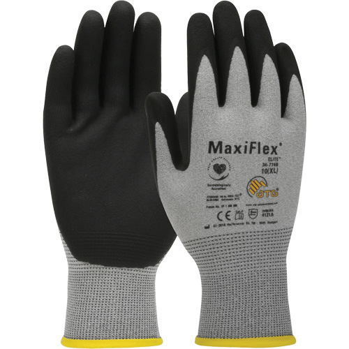 ATG MaxiFlex&reg; Elite Ultra Lightweight Touchscreen Compatible Gloves, Large, Nitrile Coating, 18 Gauge, Nylon Shell R.M.G. Prévention