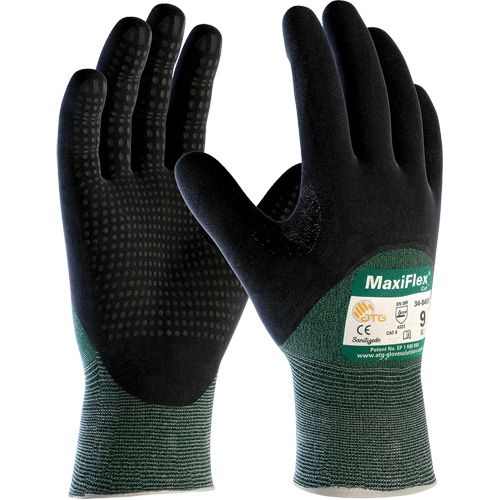 Gants r&eacute;sistant aux coupures ATG MaxiFlex Cut, Taille T-Grand, Calibre 15, Rev&ecirc;tement Nitrile, Enveloppe en Fil technique, ASTM ANSI niveau A2/EN 388 niveau 3/EN 388 niveau B R.M.G. Prévention