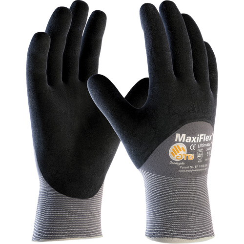 ATG MaxiFlex&reg; Ultimate Touchscreen Compatible Gloves, Large, Nitrile Coating, 15 Gauge, Nylon/Elastane Shell R.M.G. Prévention