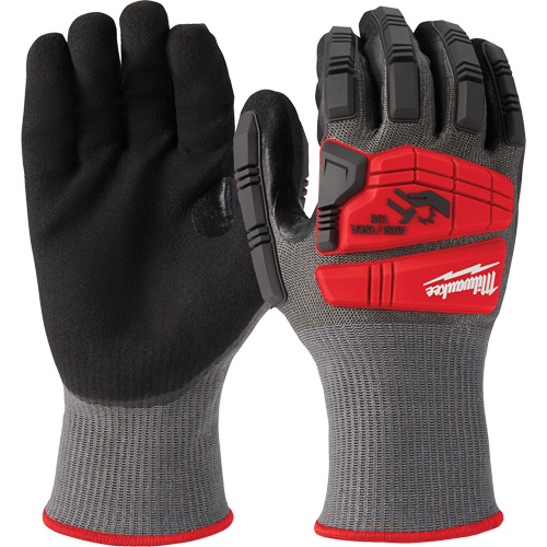 Impact & Cut-Resistant Gloves, Size X-Large, 18 Gauge, Nitrile Coated, ANSI/ISEA 105 Level 5 R.M.G. Prévention