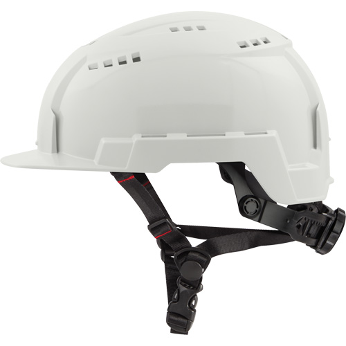 Casque &agrave; bordure avant avec support &agrave; lampe de poche Bolt, Suspension Rochet R.M.G. Prévention