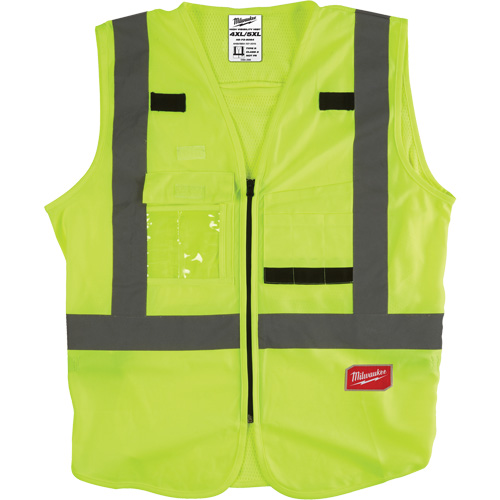 Veste de s&eacute;curit&eacute;, Jaune lime haute visibilit&eacute;, Moyen/Petit R.M.G. Prévention