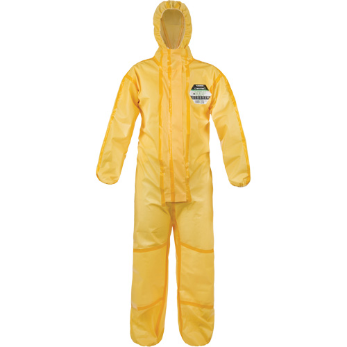 ChemMax&reg; 1 Coveralls, Polyethylene/Polypropylene, Small, Yellow R.M.G. Prévention