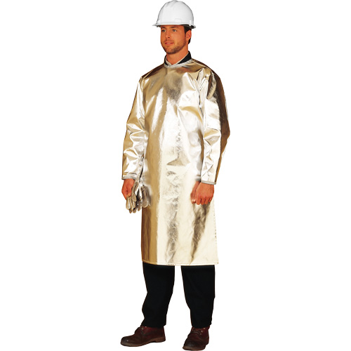 ALM 300 Long Heat Protective Apron/Smock, 48" L, Aluminized Fibreglass R.M.G. Prévention