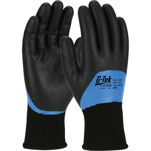 Gants isol&eacute;s r&eacute;sistants aux coupures G-Tek PolyKor, Taille Petit, Calibre 15, Rev&ecirc;tement Nitrile, Enveloppe en Fil technique, ANSI/ISEA 105 niveau 4 R.M.G. Prévention