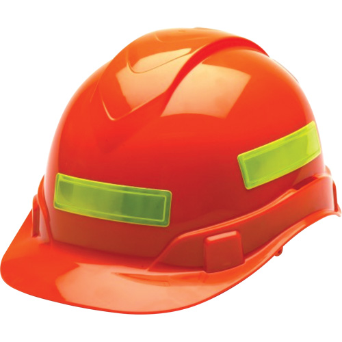 Autocollants r&eacute;fl&eacute;chissants vert lime pour casque R.M.G. Prévention