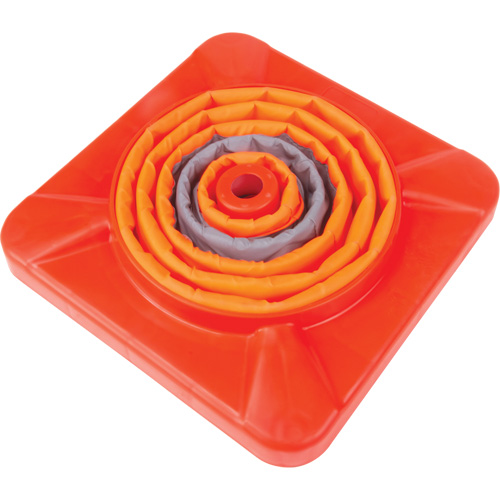 Collapsible Traffic Cone, 18" H, Orange R.M.G. Prévention