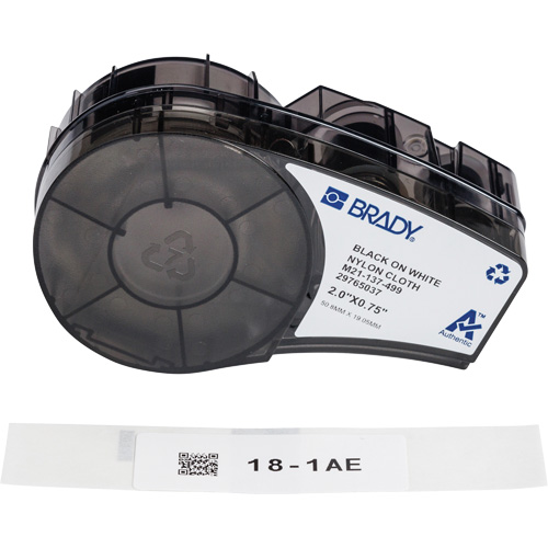 Aggressive Adhesive Multi-Purpose Labels with Ribbon, Black R.M.G. Prévention