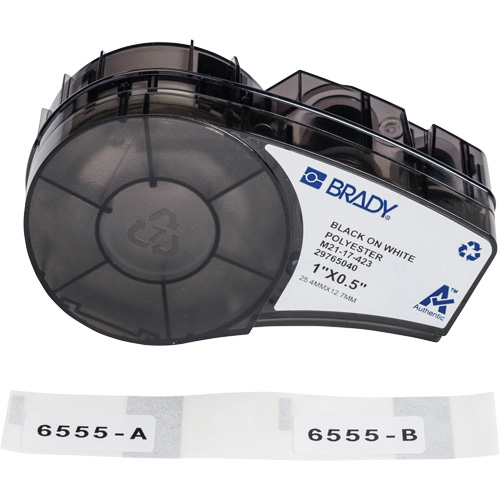 Harsh Environment Multi-Purpose Labels with Ribbon, Black R.M.G. Prévention