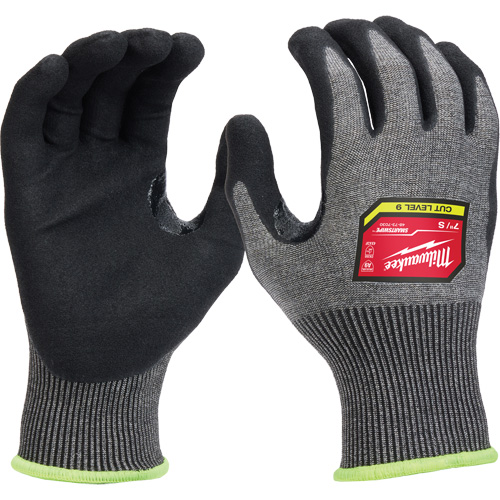 High-Dexterity Dipped Gloves, Size Small, 18 Gauge, Nitrile Coated, Nylon/Polyethylene/Tungsten Shell, ASTM ANSI Level A9/EN 388 Level F R.M.G. Prévention