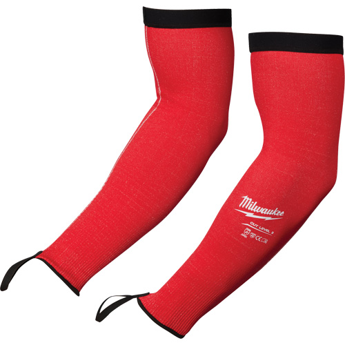 Manches de protection, Poly&eacute;thyl&egrave;ne, 16", ANSI/ISEA 105 niveau 3/EN 388 niveau 3/EN 388 niveau C, Rouge R.M.G. Prévention