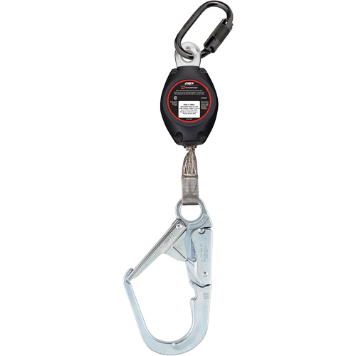 Dynamic Large Snap Hook Self-Retracting Lifeline, 7', Polyester, Swivel R.M.G. Prévention