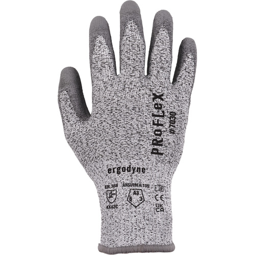 Gants r&eacute;sistant &agrave; la coupe Proflex 7030, Taille Petit, Calibre 13, Rev&ecirc;tement Polyur&eacute;thane, Enveloppe en Nylon/PEHP/Spandex, ASTM ANSI niveau A3/EN 388 niveau C R.M.G. Prévention