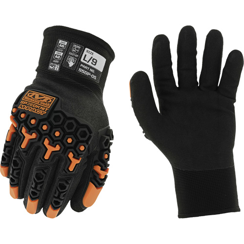 Speedknit M-Pact&reg; Thermal Gloves, 7, Nitrile Palm, Knit Wrist Cuff R.M.G. Prévention