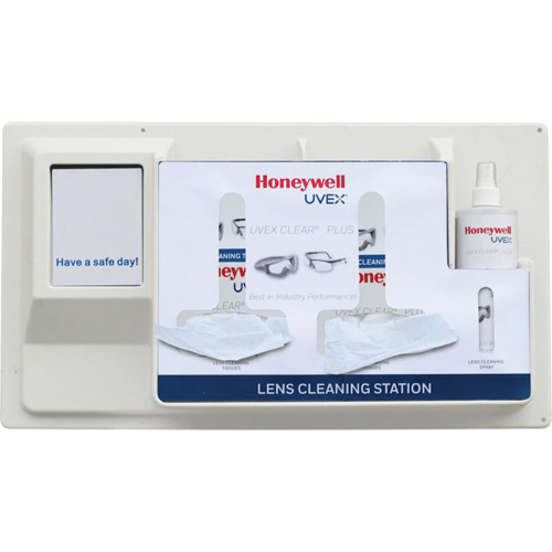 Uvex Clear&reg; Plus Permanent Lens Cleaning Station, Cardboard, 30" L x 4" D x 14" H R.M.G. Prévention