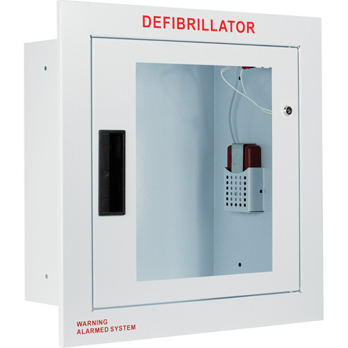 Fully Recessed Large Cabinet with Alarm, Zoll AED Plus&reg;/Zoll AED 3/Cardio-Science/Physio-Control For, Non-Medical R.M.G. Prévention
