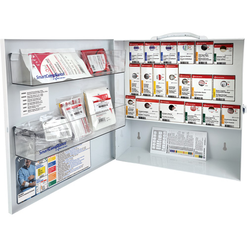 SmartCompliance&reg; First Aid Cabinet, Meets CSA Z1220-17 Type 2 Low-Risk Environment, Small (2-25 Workers) R.M.G. Prévention