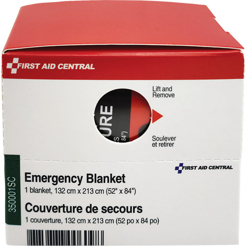 SmartCompliance&reg; Refill Emergency Blanket, Mylar R.M.G. Prévention