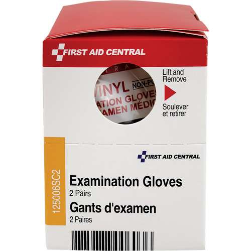 Recharge de gants d'examen SmartCompliance, Vinyle, Sans poudre, Transparent, Classe 2 R.M.G. Prévention