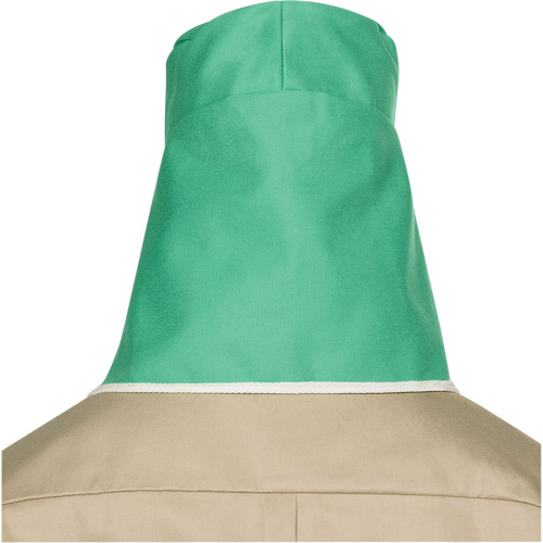 Chapeau avec couvre-nuque en coton ignifug&eacute; Weldlite, Taille unique, Vert R.M.G. Prévention