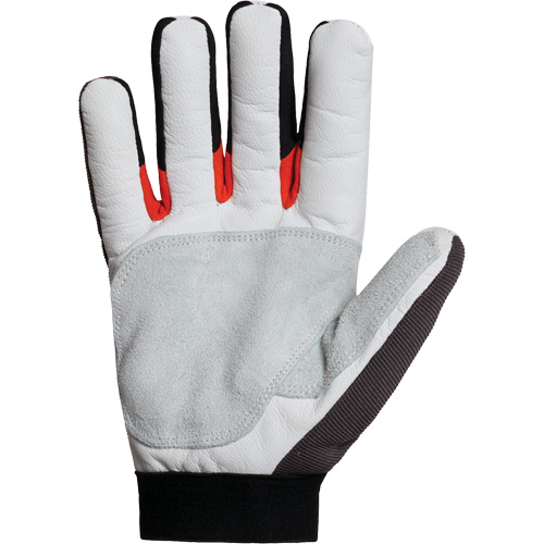 Gants de m&eacute;canicien Clutch Gear Thinsulate, Paume Cuir fleur de ch&egrave;vre/Cuir refendu, Taille Petit/7 R.M.G. Prévention