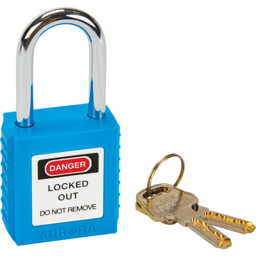 Lock for Lockouts, Safety Padlock, Keyed Different, Thermoplastic, 1-1/2" Width R.M.G. Prévention