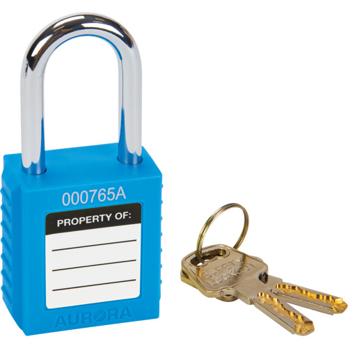 Lock for Lockouts, Safety Padlock, Keyed Different, Thermoplastic, 1-1/2" Width R.M.G. Prévention