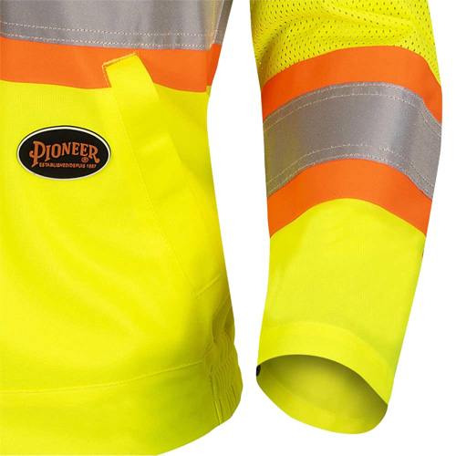 5999JW Women's Traffic Safety Jacket, Polyester, High Visibility Lime-Yellow, X-Small R.M.G. Prévention