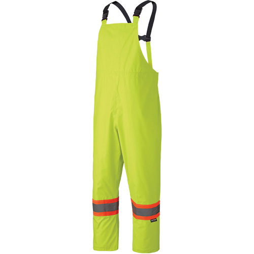 5609 Combinaison de pluie imperm&eacute;able 210D, Polyester/PVC, T-petit, Jaune lime haute visibilit&eacute; R.M.G. Prévention