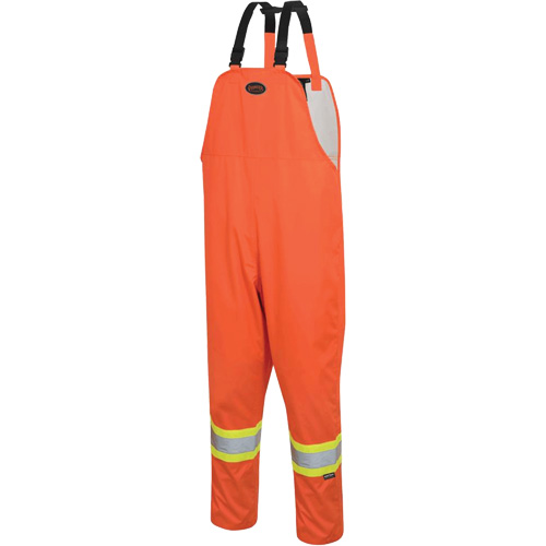 5627 The Rock 300D Bib Pants, Polyester, Small, High Visibility Orange R.M.G. Prévention