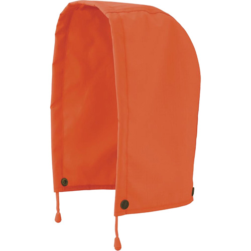 5400H 300D Trilobal Ripstop Waterproof Rain Jacket Hood, High Visibility Orange, Polyester R.M.G. Prévention