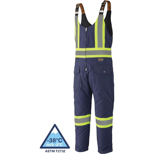 5536 Quilted Duck Overalls, Cotton, Small, Navy Blue R.M.G. Prévention