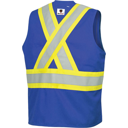 7730 Veste r&eacute;sistante aux arcs &eacute;lectriques FR-Tech, Petit, Bleu royal, 10 cal/cm² R.M.G. Prévention
