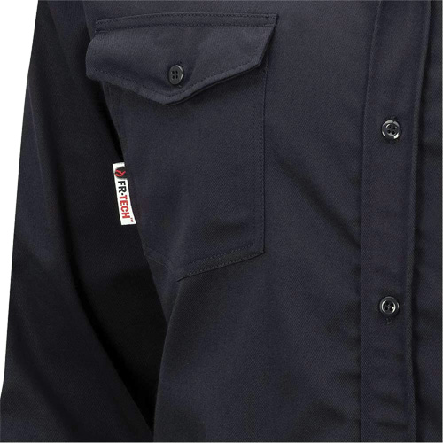 7742 Chemise de s&eacute;curit&eacute; ignifug&eacute;e FR-Tech, Petit, Bleu marin R.M.G. Prévention