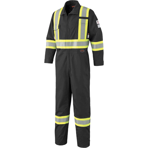 7702BKT FR-Tech&reg; Arc-Rated Coverall, Size 40 (Tall), Black, 10 cal/cm² R.M.G. Prévention